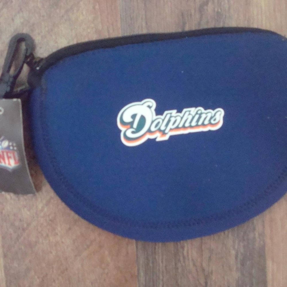 MIAMI DOLPHINS PURSE BAG WOMENS 6X8